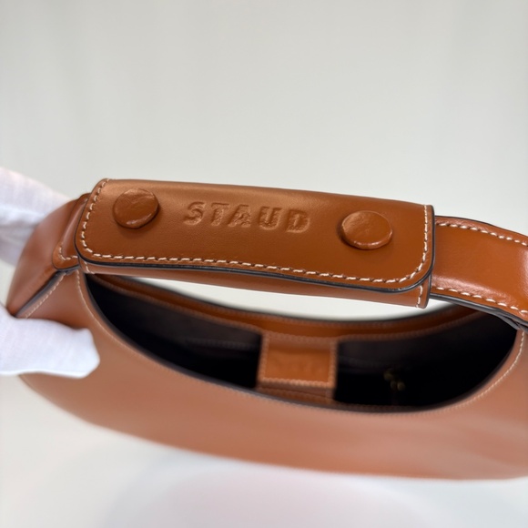 Staud Moon Bag in brown leather. Authentic. - Picture 5 of 14